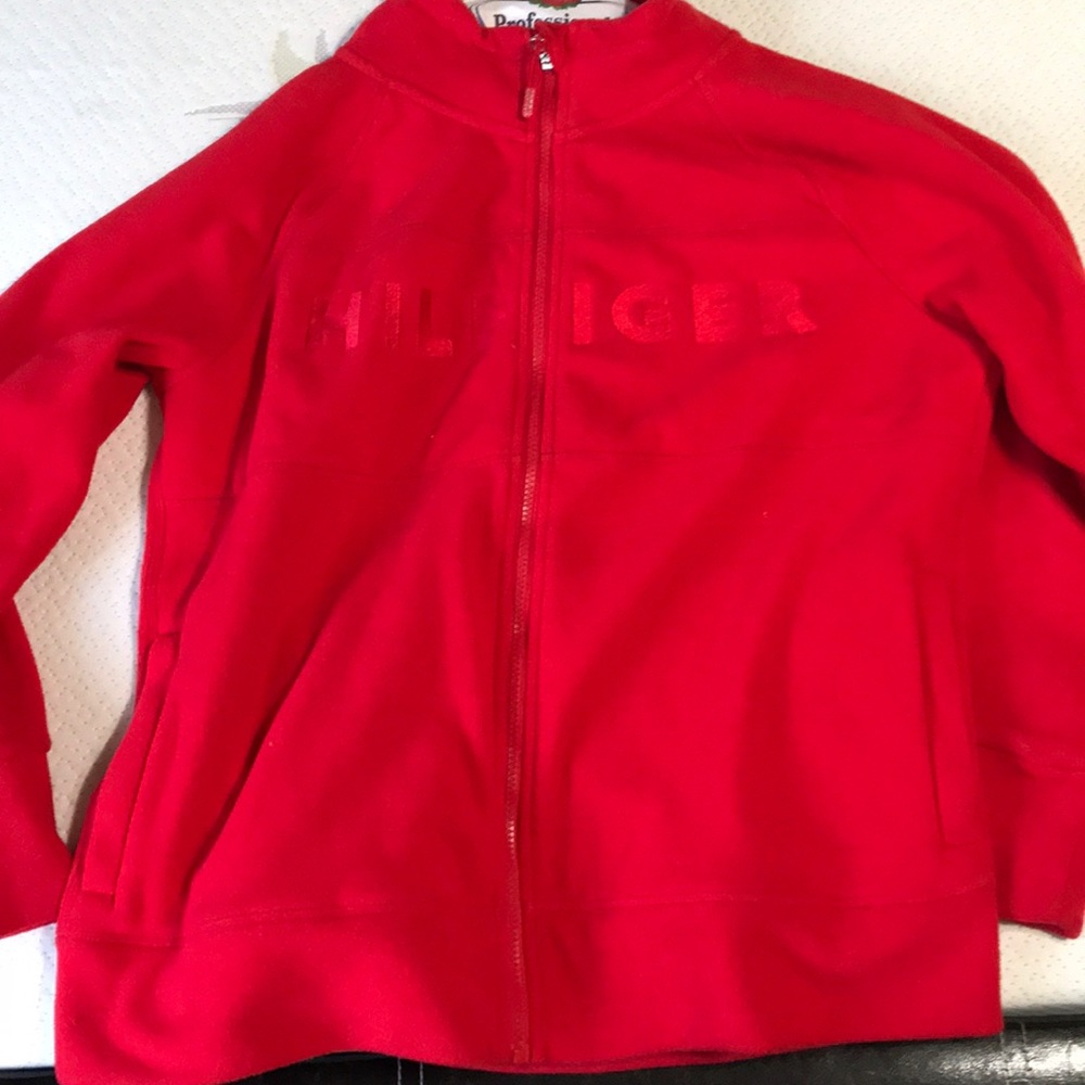 red Tommy Hilfiger turtle neck - Picture 1 of 4